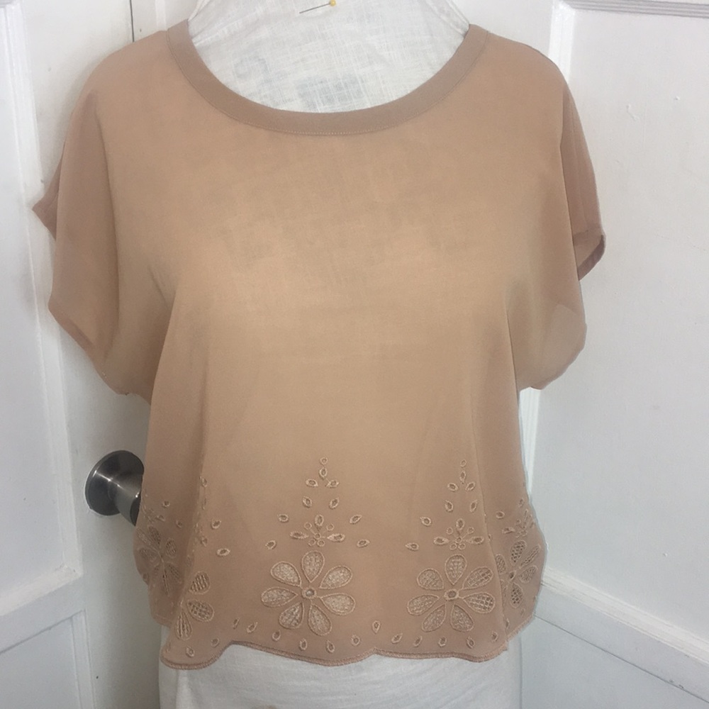 Forever 21 crop blouse Medium